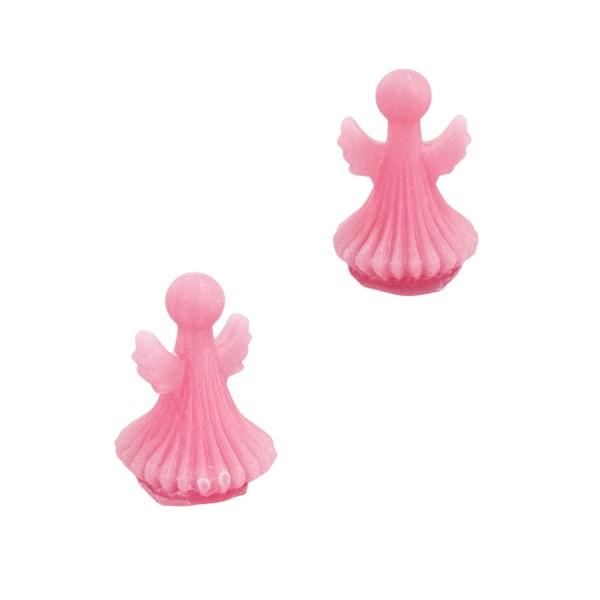 Silikon 3D Dik Çizgili Küçük Kanatlı Minimalist Melek Mum Kalıbı