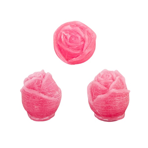 Silikon 3D Gül Goncası Mum Kalıbı Silikon 3D Gül Goncası Mum Kalıbı