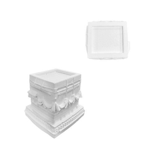 Silikon 3D Kabe Model Taş Tozu ve Mum Kalıbı