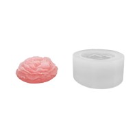 Silikon 3D Küçük Boy Şakayık Çiçeği Mum Kalıbı