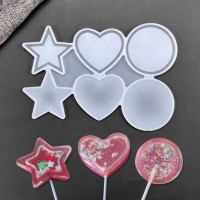 Silikon Çok Şekilli Lolipop Kalıbı (Yıldız, Yuvarlak, Daire) - Şeker & Çikolata Kalıbı Silikon Çok Şekilli Lolipop Kalıbı (Yıldız, Yuvarlak, Daire) - Şeker & Çikolata Kalıbı