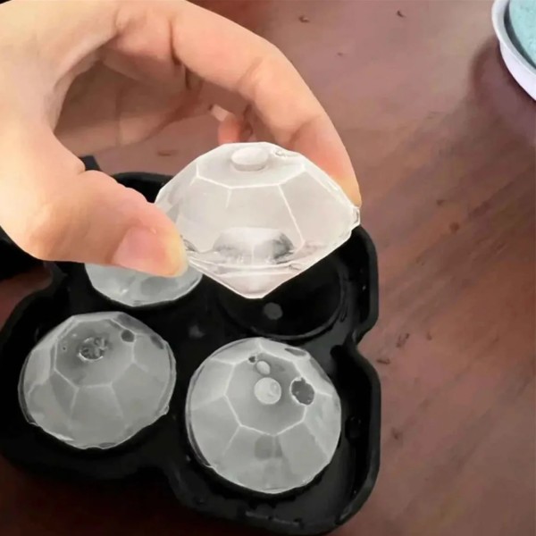 Silikon Elmas Buz Kalıbı 4 Lü