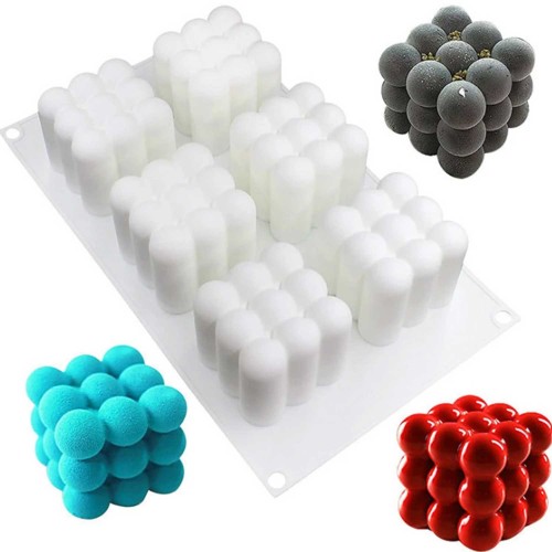 Silikon Kalıp 6 Lı Mum Ve Kek Kalıbı 30X17.5 CM Silikon Kalıp 6 Lı Mum Ve Kek Kalıbı 30X17.5 CM