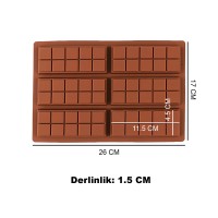 Silikon Kalıp Dubai Çikolata Bar ve Kek Kare Desenli Tablet Dubai Çikolata Kalıbı 6 Lı Silikon Kalıp Dubai Çikolata Bar ve Kek Kare Desenli Tablet Dubai Çikolata Kalıbı 6 Lı