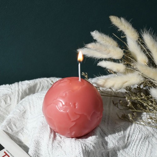 Epoksi Silikon Küre Dünya Haritası Taş Tozu Kalıbı 8.1 CM