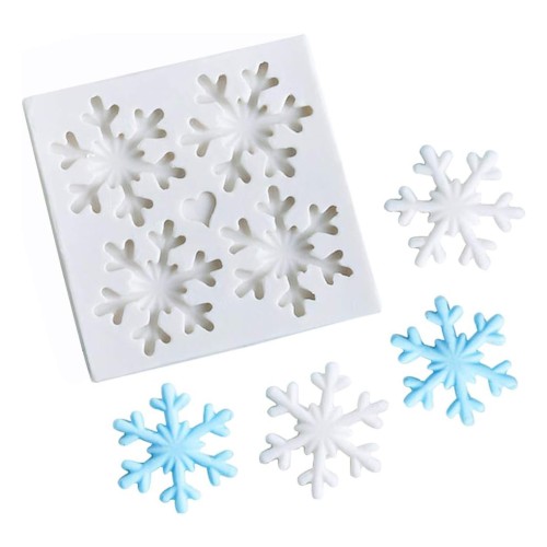 Silikon Kartanesi Şeker Hamuru Kalıbı 4 Lü