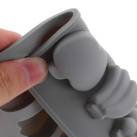 Silikon Meyve Figürleri (Çilek, Ananas, Üzüm, Muz, Elma) Haribo Çikolata Ve Jelibon Kalıbı