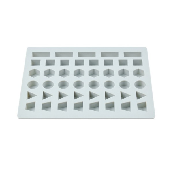 Silikon Minyatür Geometrik Şekiller Haribo Çikolata Ve Jelibon Kalıbı