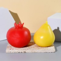 Silikon Mum 3D Nar Model Sabun Beton Ve Taş Tozu Kalıbı