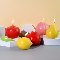 Silikon Mum 3D Nar Model Sabun Beton Ve Taş Tozu Kalıbı