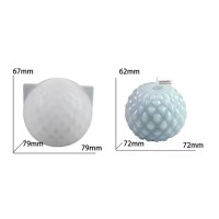 Silikon Mum 3D Su Damlası Model Sabun Beton Ve Taş Tozu Kalıbı