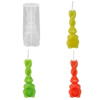 Silikon Tavşan Mum Kalıbı 10.5X4.5 CM