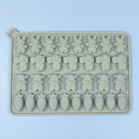 Silikon Tavşan Hayvan Havuç Figürleri Haribo Çikolata Ve Jelibon Kalıbı