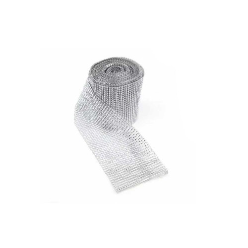 Taş Görünümlü Plastik Şerit 14 Cm (9 Metre) Gümüş Taş Görünümlü Plastik Şerit 14 Cm (9 Metre) Gümüş