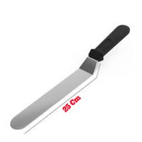 Eğik Pasta Sıvama Spatulası Oval Uçlu B073  25  CM