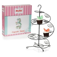 Metal Cupcake Standı Siyah / 15'Li Kek Standı