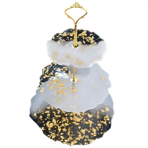 Epoksi Silikon Cupcake Standı Kalıp Yuvarlak 3 Lü Kek Standı E209 Epoksi Silikon Cupcake Standı Kalıp Yuvarlak 3 Lü Kek Standı E209