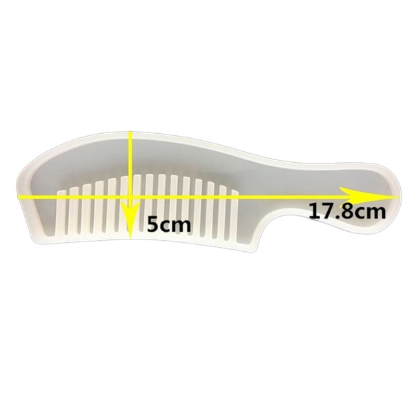 Epoksi Silikon Kalıp DÜZ Tarak Kalıbı 17.8 CM Epoksi Silikon Kalıp DÜZ Tarak Kalıbı 17.8 CM