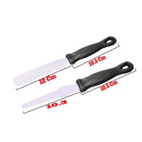 Pasta Sıvama Spatulası Oval  Ve Sivri Uçlu 2 Li Set