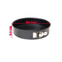 Patisse Yuvarlak Kelepçeli Altı Çıkan Pasta Kek Kalıbı 6.5X20 CM