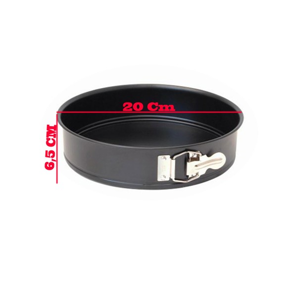 Patisse Yuvarlak Kelepçeli Altı Çıkan Pasta Kek Kalıbı 6.5X20 CM