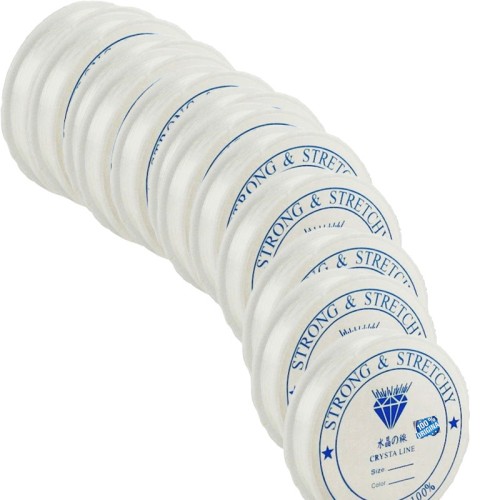 Esnek Misina İp Lastik 8 MM (50 Metre)  Şeffaf