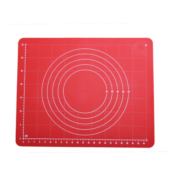 Silikon Ölçüsü Hamur Açma Matı M09 50X40 CM Silikon Ölçüsü Hamur Açma Matı M09 50X40 CM