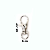 Anahtarlık Klipsi Istakoz Döner Klips Kanca 3.5 CM (25 Adet) Gümüş Anahtarlık Klipsi Istakoz Döner Klips Kanca 3.5 CM (25 Adet) Gümüş