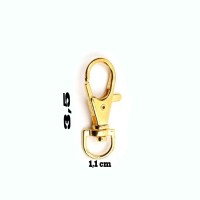 Anahtarlık Klipsi Istakoz Döner Klips Kanca 3.5 CM (25 Adet) Altın Anahtarlık Klipsi Istakoz Döner Klips Kanca 3.5 CM (25 Adet) Altın