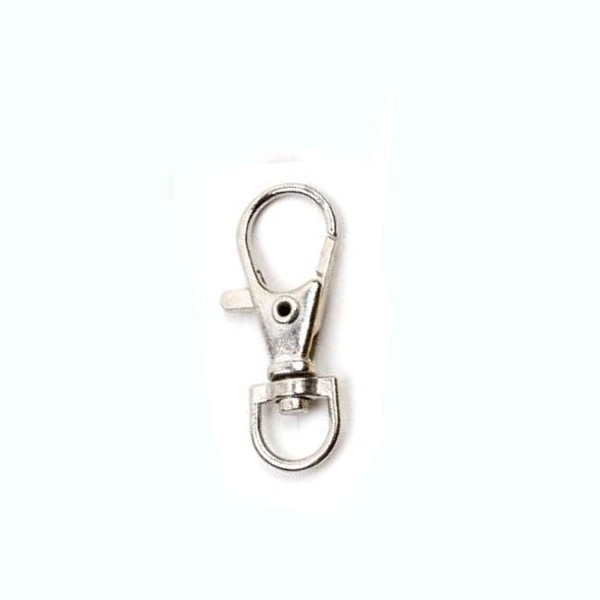 Anahtarlık Klipsi Istakoz Döner Klips Kanca 3.5 CM (25 Adet) Gümüş Anahtarlık Klipsi Istakoz Döner Klips Kanca 3.5 CM (25 Adet) Gümüş