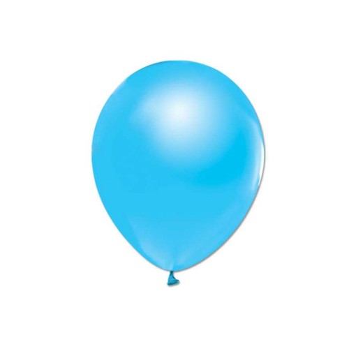 Metalik  Balon 12 İnç Baskısız (100 Adet)  Mavi