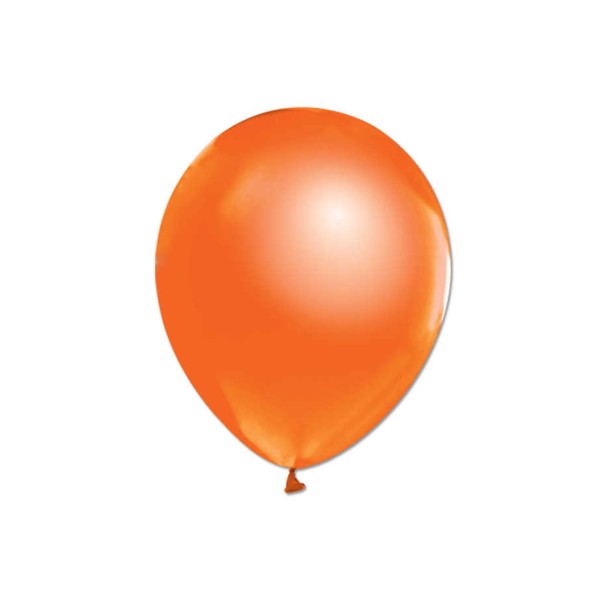 Metalik Balon 12 İnç Baskısız (100 Adet) Turuncu Metalik Balon 12 İnç Baskısız (100 Adet) Turuncu