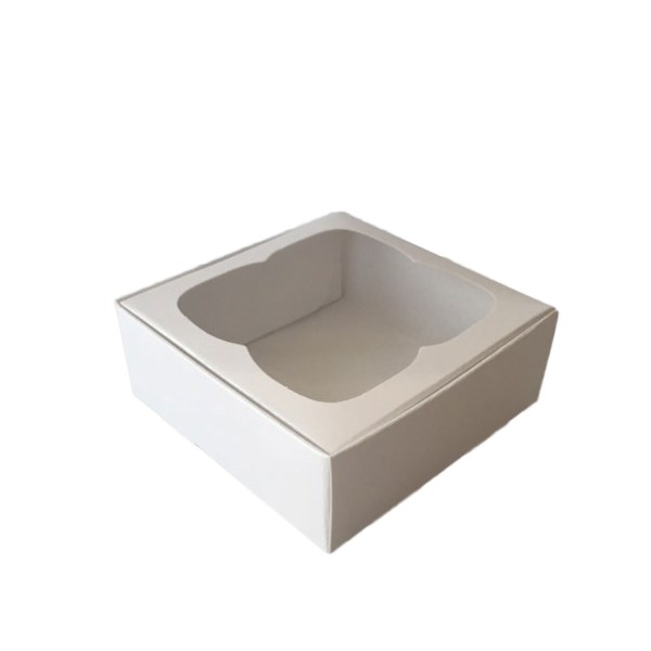 Çerçeveli Karton Kutu 9X9X3 CM (50 Adet) Beyaz Çerçeveli Karton Kutu 9X9X3 CM (50 Adet) Beyaz