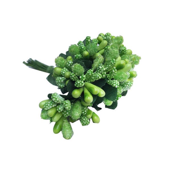 Çiçek  Akrilik İri Cipso  Görünümünde Pıtırcık (144 Adet)  Yeşil