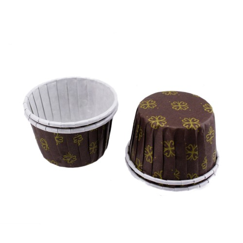 Cupcake Kalıbı Büyük Boy 62*40MM DESENLİ (50 Adet ) Fume Yaprak Desenli Cupcake Kalıbı Büyük Boy 62*40MM DESENLİ (50 Adet ) Fume Yaprak Desenli