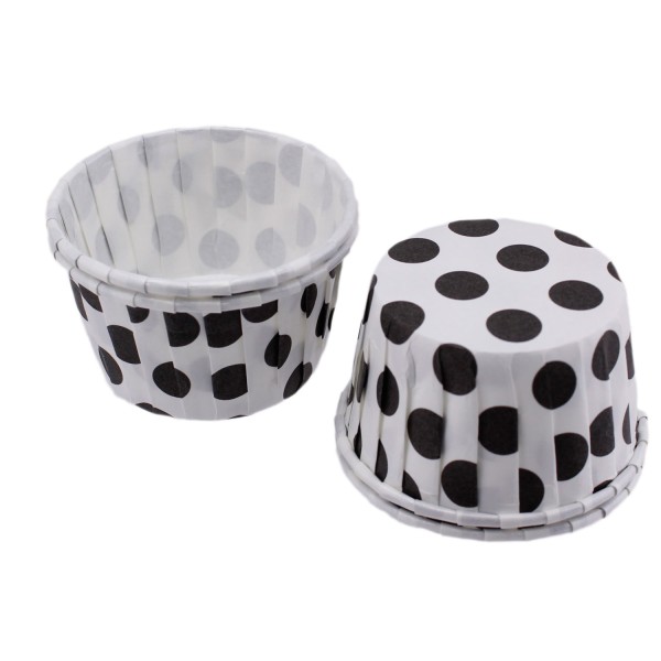 Cupcake Kalıbı Büyük Boy 62*40 Mm (50 Adet) Puantiyeli Beyaz Cupcake Kalıbı Büyük Boy 62*40 Mm (50 Adet) Puantiyeli Beyaz
