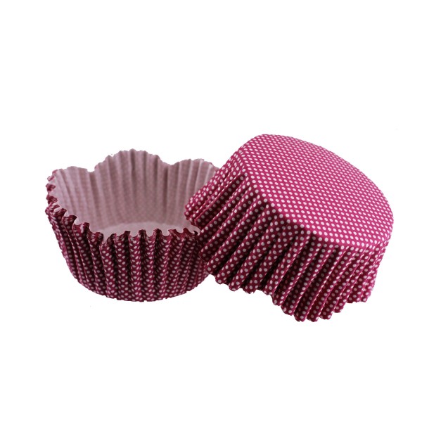 Cupcake Kalıbı Pet Kapsül Dalgalı Kek Kalıbı 65X38 MM (100 Adet) Mor Küçük Puanlı Cupcake Kalıbı Pet Kapsül Dalgalı Kek Kalıbı 65X38 MM (100 Adet) Mor Küçük Puanlı