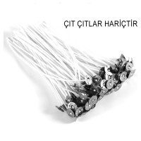 Mum Fitili Beyaz İnce N0:12 (Mumlu) (5 Metre)