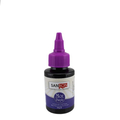 Su Bazlı Likit Sıvı Gıda Boyası 60 GR Mor Su Bazlı Likit Sıvı Gıda Boyası 60 GR Mor