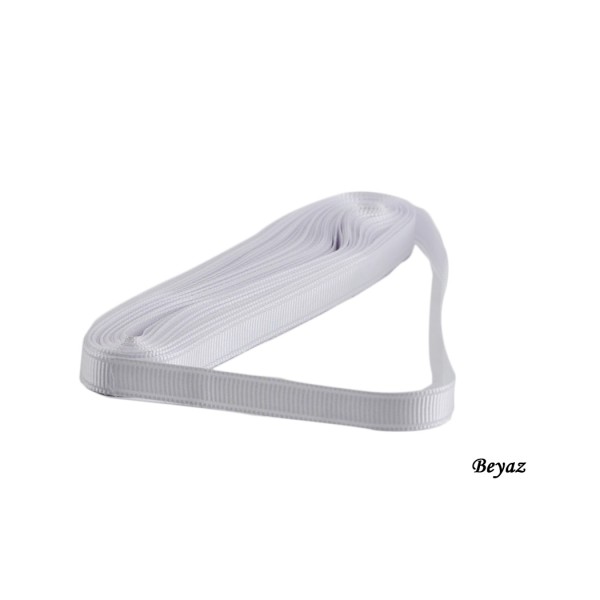 Grogren Kurdele 1 Cm Yerli (10 Metre) Beyaz Grogren Kurdele 1 Cm Yerli (10 Metre) Beyaz