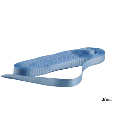 Grogren Kurdele 1 Cm Yerli (10 Metre) Mavi Grogren Kurdele 1 Cm Yerli (10 Metre) Mavi