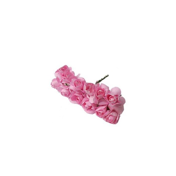 Kağıt Gül Küçük (144 Adet)  Pembe