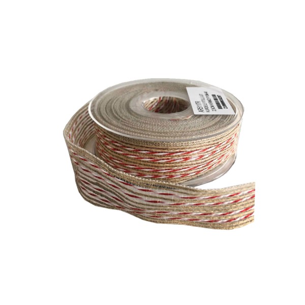Kanaviçe Kurdele Kenarı Fitilli 2.5 CM (10 Metre) Kırmızı Kanaviçe Kurdele Kenarı Fitilli 2.5 CM (10 Metre) Kırmızı
