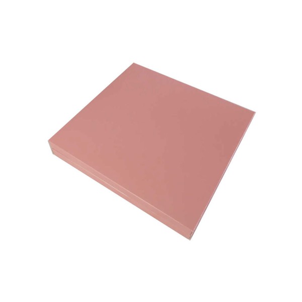 Karton Çikolata Kutusu 16'lı Separatörlü 23.5 X 22.5 CM   Pembe