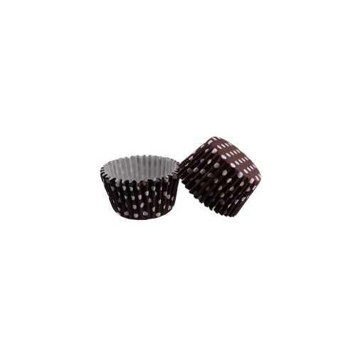 Kek Kalıbı Pet Kapsül 52X45 MM Kağıt Cupcake Kağıdı (100 Adet) Puantiyeli Kahverengi Kek Kalıbı Pet Kapsül 52X45 MM Kağıt Cupcake Kağıdı (100 Adet) Puantiyeli Kahverengi