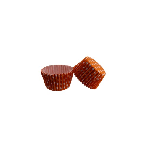 Kek Kalıbı Pet Kapsül 52X45 MM Kağıt Cupcake Kağıdı (100 Adet) Puantiyeli Turuncu Kek Kalıbı Pet Kapsül 52X45 MM Kağıt Cupcake Kağıdı (100 Adet) Puantiyeli Turuncu