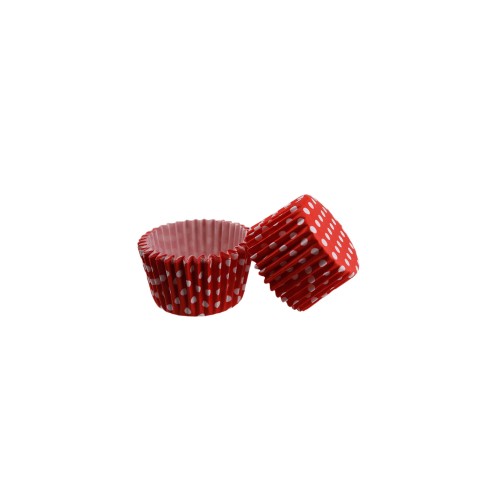 Kek Kalıbı Pet Kapsül 52X45 MM Kağıt Cupcake Kağıdı (100 Adet) Puantiyeli Kırmızı Kek Kalıbı Pet Kapsül 52X45 MM Kağıt Cupcake Kağıdı (100 Adet) Puantiyeli Kırmızı