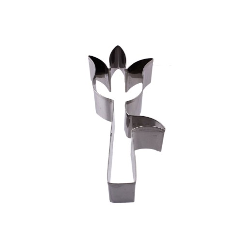 Kek Kurabiye Ve Pasta Kalıbı Metal Şekilli Yapraklı Lale 5X12 CM Kek Kurabiye Ve Pasta Kalıbı Metal Şekilli Yapraklı Lale 5X12 CM