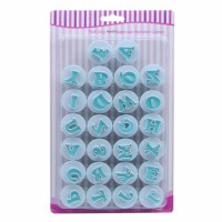 Harf Şekilli Basmalı Kopat Harf Hamur Kesici Alfabe 26 Parça