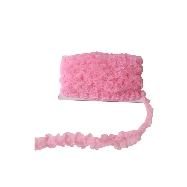 Dantelli Kurdele 4.2 Cm (18 Metre) Pembe Dantelli Kurdele 4.2 Cm (18 Metre) Pembe
